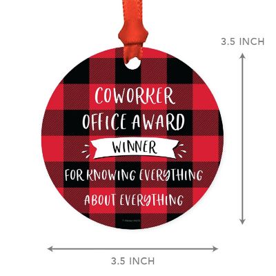 MDF Wood Ornament  Einstein Genius Award Image 2