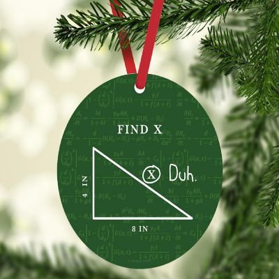 MDF Wood Ornament  Find X Duh Image 1