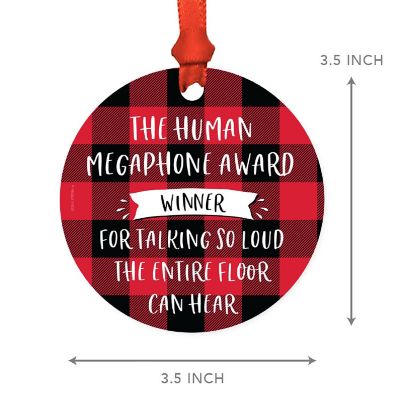 MDF Wood Ornament  Human Megaphone Image 2