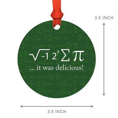 MDF Wood Ornament  I Ate Sum Pi Image 1