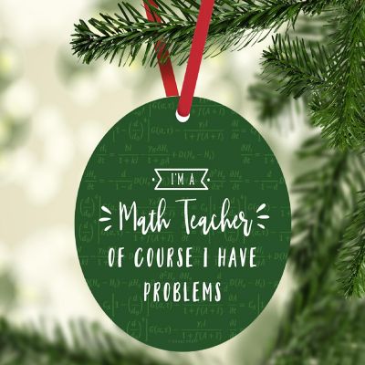 MDF Wood Ornament  I Have Problems Image 1