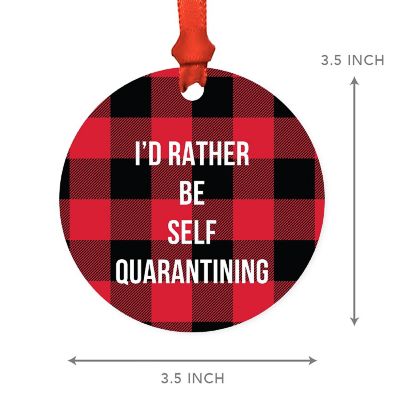 MDF Wood Ornament  I'd Rather Be Image 2