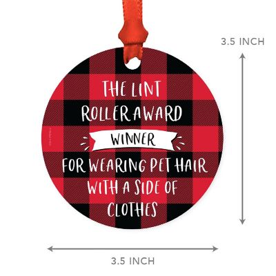 MDF Wood Ornament  Lint Roller Award Image 2