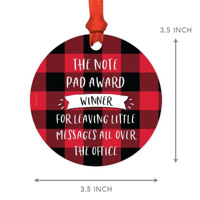 MDF Wood Ornament  Note Pad Award Image 2