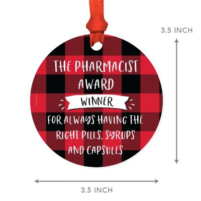 MDF Wood Ornament  Pharmacist Award Image 2
