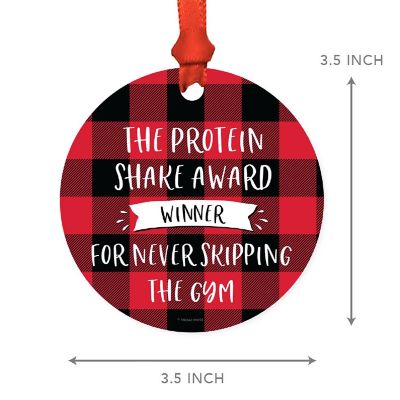 MDF Wood Ornament  Protein Shake Award Image 2