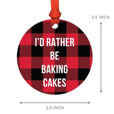MDF Wood Ornament  Rather Be Baking Image 2