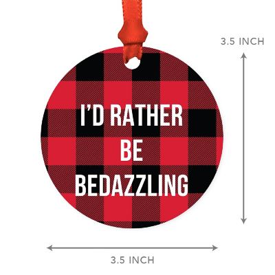 MDF Wood Ornament  Rather Be Bedazzling Image 2