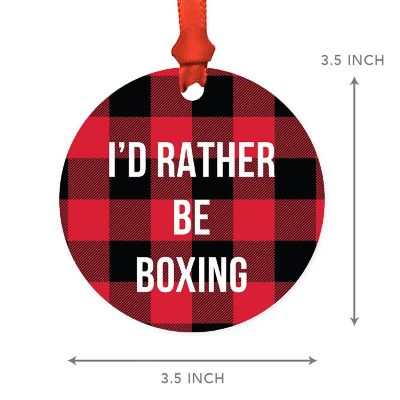 MDF Wood Ornament  Rather Be Boxing Image 2