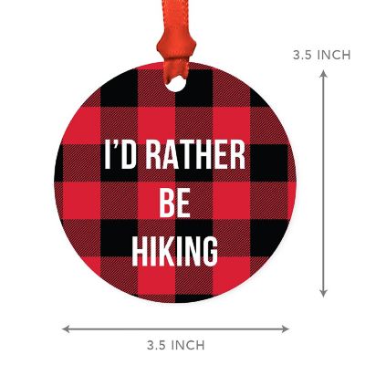 MDF Wood Ornament  Rather Be Hiking Image 2