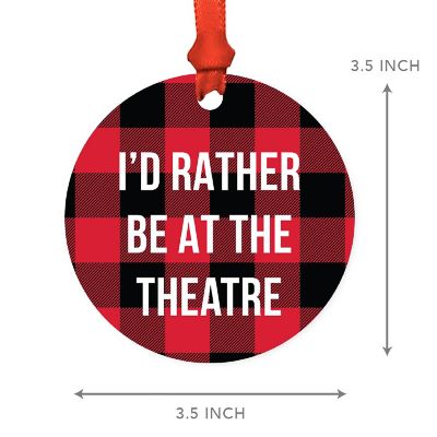 MDF Wood Ornament  Rather Be Theatre Image 2