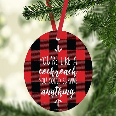 MDF Wood Survivor Ornament Tough As Hell Image 1