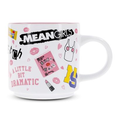 Mean Girls Icons Single Stackable Ceramic Mug  Holds 13 Ounces Image 1
