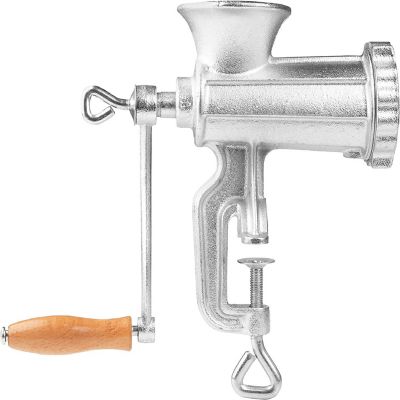 Meat Grinder with Tabletop Clamp & 2 Cutting Disks, Cast Iron Heavy Duty Sausage Maker and Manual Meat Mincer - Make Homemade Burger Patties, Ground Beef and Mo Image 1