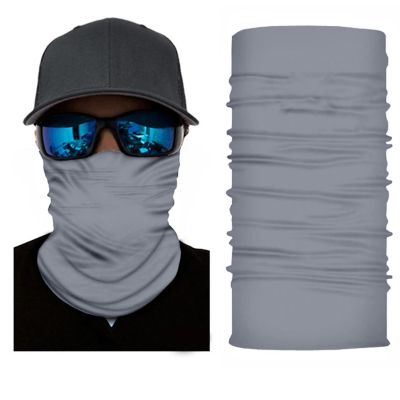 Mechaly Face Cover Neck Gaiter with Dust and Sun UV Protection Breathable Tube Neck Warmer (Grey) Image 1