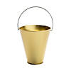 Medium Gold Metal Pails - 12 Pc. Image 1