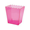 Medium Pink Scalloped Containers - 3 Pc. Image 1