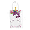 Medium Purple Unicorn Gift Bags - 12 Pc. Image 1