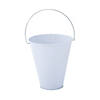 Medium White Metal Pails - 12 Pc. Image 1