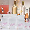Mega Bulk 200 Pc. Cheers Pink Polka Dots Disposable Plastic Cups Image 1