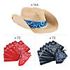 Mega Bulk Adult&#8217;s Western Dress-Up Accessory Kit for 144 Image 1