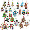 Mega Bulk Holiday Picture Frame Ornament Craft Kit Assortment - Makes 504 Image 1