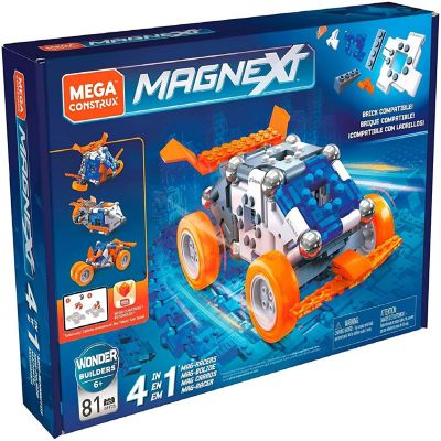 Mega Construx Magnext 4 in 1 Mag Racers Building Set Image 2