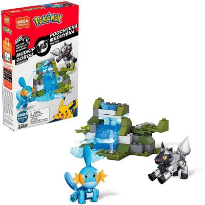 Mega Construx Pokemon Battle Pack Mudkip VS. Poochyena Image 1