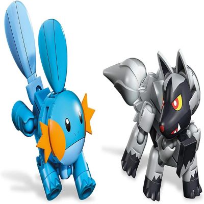 Mega Construx Pokemon Battle Pack Mudkip VS. Poochyena Image 2
