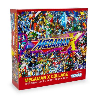 Mega Man Collage 1000 Piece Jigsaw Puzzle Image 1