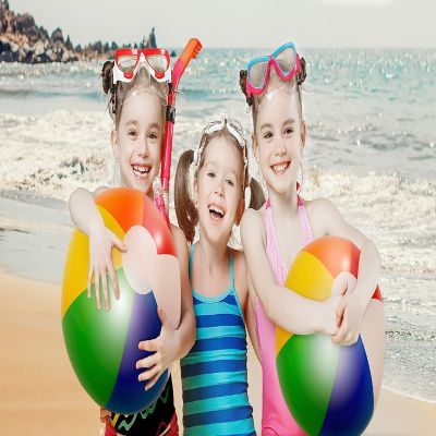 Mega Pool & Beach Party Favors Beach Balls - 48pc Image 2