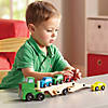 Melissa & Doug Car Carrier Truck & Cars Wooden Toy Set Image 4