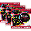 Melissa & Doug Scratch Art BoProper of Rainbow Mini Notes with Stylus, 125 Notes Per Pack, 3 Packs Image 1