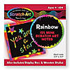 Melissa & Doug Scratch Art BoProper of Rainbow Mini Notes with Stylus, 125 Notes Per Pack, 3 Packs Image 2