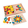Melissa & Doug<sup>&#174;</sup> Pattern Blocks & Boards Puzzles - 10 Pc. Image 1
