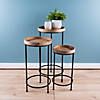 Melrose International Accent Table (Set Of 3) 28.75In Image 4