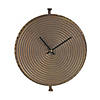 Melrose International Bronze Metal' Wall Clock 16.25In Image 1