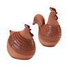 Melrose International Ceramic Chicken (Set Of 2) 6.75In Image 1
