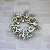 Melrose International Cotton and Leaf Wreath, 28 Inches Image 1
