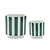 Melrose International Decorative Pot (Set Of 2) 5.75In Image 1