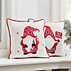 Melrose International Gnome Holiday Pillow (Set Of 2) 16In Image 3
