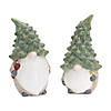 Melrose International Gnome W/Tree Hat (Set Of 2) 7In Image 1