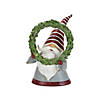 Melrose International Holiday Gnome Figurine (Set Of 2) 8In Image 2