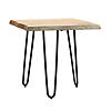 Melrose International Iron And Wood Stool 18In Image 1