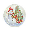 Melrose International Led Snowman Tree Globe (Set Of 2) 7In Image 1