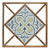 Melrose International Metal Wall Tile (Set Of 2) 14.25In Image 1