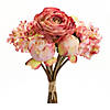 Melrose International Peony Hydrangea Bunch (Set Of 6) 16.75In Image 1