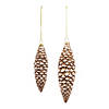 Melrose International Pine Cone Ornament (Set Of 12) 7.25In Image 1