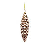 Melrose International Pine Cone Ornament (Set Of 12) 7.25In Image 1