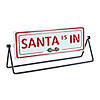 Melrose International Reversable Santa Sign (Set Of 2) 12In Image 1